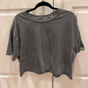 FP Movement by Free People Slate Gray Crop Top